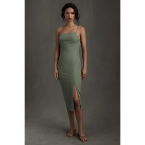 NWT BHLDN Miranda Crepe Midi Dress - Size 16